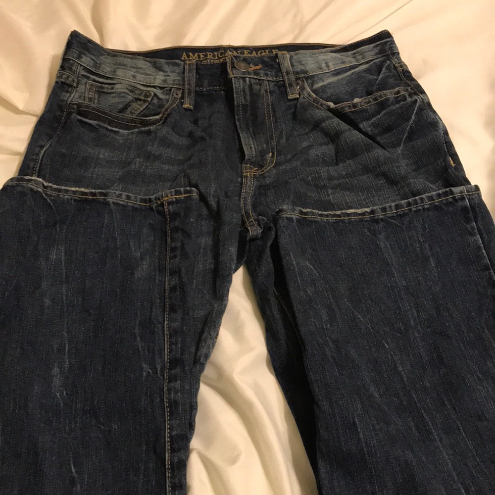 Men’s Dark Wash American Eagle Jeans